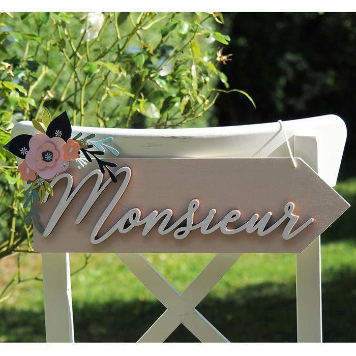 Mot en bois 34 cm - Monsieur