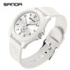 Sanda Quartz Exam Watch: Silent, Luminous, Versatile, Waterproof Student Watch