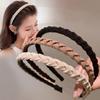 Solid Color Elegant Hairbands For Women Girls Hair Bands Elastic Wash Face Headbands Fashion Hair Hoops Bezel Accessories