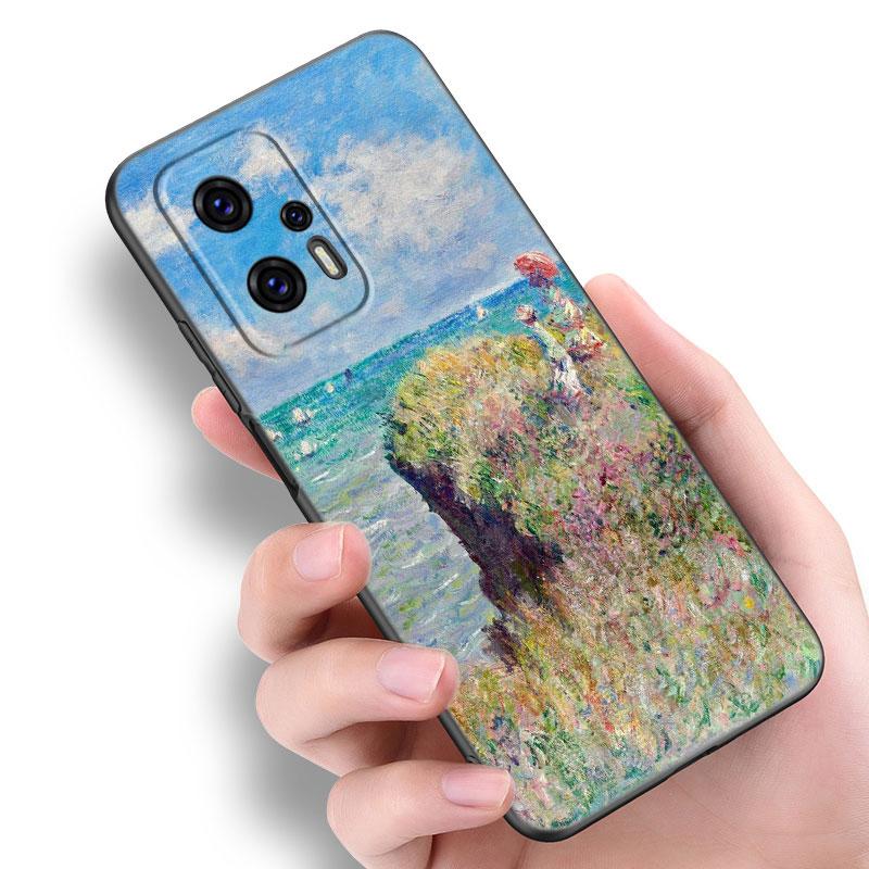 

Чехол для телефона с масляной живописью Клода Моне для Xiaomi POCO F2 F3 M2 M3 M4 X3 X4 Pro NFC F4 GT 5G F1 X2 C3 C31 C40 M5S TPU черный чехол Xiaomi POCO M5S