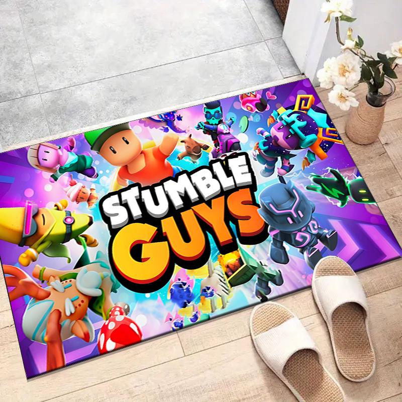 stumble guys Polyester Carpet, Soft Indoor Mat for Office Chair, Living Room, Computer Desk - Decorative Home Office Rug Design