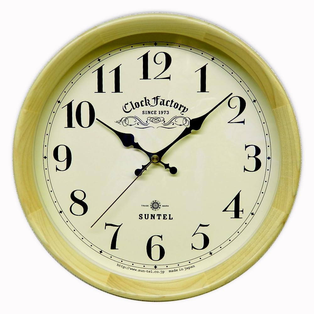 

Santel Japanese Retro Wall Clock Natural (Factory) QL622-NA