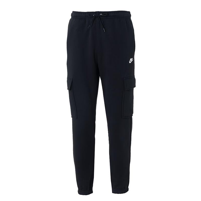 

Nike Fleece Warm Comfortable Lace-Up Solid Color Simple Knit Sports Pants Men bottoms FN3806-010 L