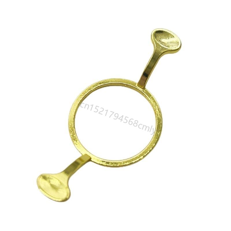 Wax Seal Metal Stamp Ring Mold Seal Holder Round Shap For Wedding Invitation Card Gifts Decoration Scrapbooking Supplies 6XDE