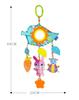Rainbow Leaves Baby Crib Mobile & Plush Animal Rattle Toy