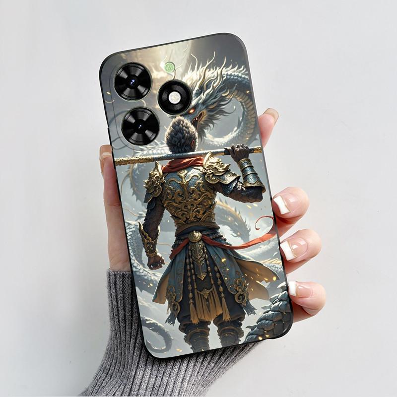 For Tecno Spark Go 2024 Case BG6 Black Myth Wukong Cover Shockproof Soft TPU Phone Case For Tecno Pop 8 Pop8 SparkGo 2024 Shell