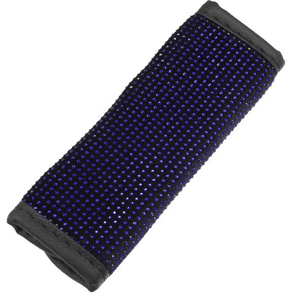 Universal Car Handbrake Cover Protector Bling Rhinestone Handbrake Decoration Cover Flannel Rhinestone Blue синий