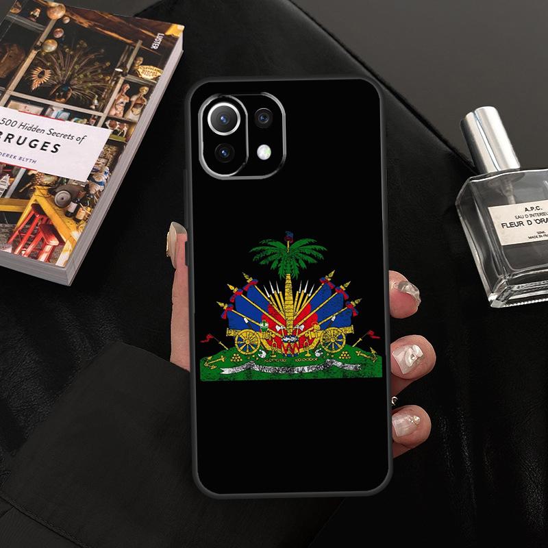 Haiti Haitianische Flagge Hülle Für Xiaomi 11T 12T 13T 14T Pro 13 14 15 Ultra POCO X7 Pro X3 X5 X6 F5 F6 M6 Pro Abdeckung