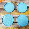 Multifunctional Coaster Silicone Mold Vintage Flower Mats Silicone Mold Ornament Gift for DIY Epoxy Making Cups Crafts