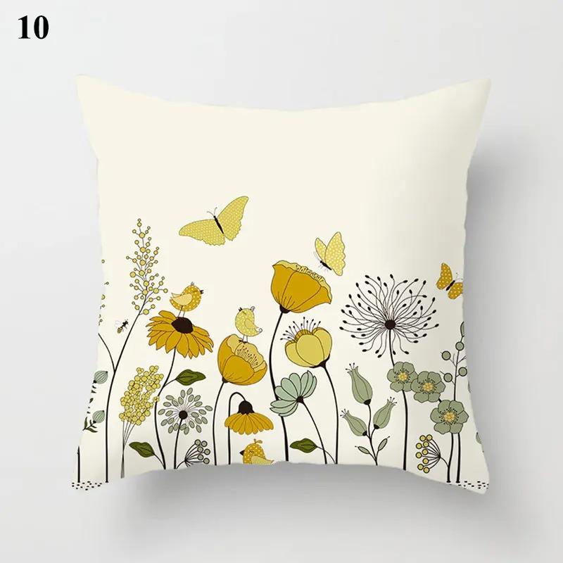 Dandelion Print Pattern Pillowcase Car Ornaments Living Room Office Home Pillowcase