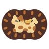 Cute Cartoon Quick-Dry Diatomaceous Earth Bathroom Mat - Non-Slip, Absorbent Foot Pad for Toilet & Entrance