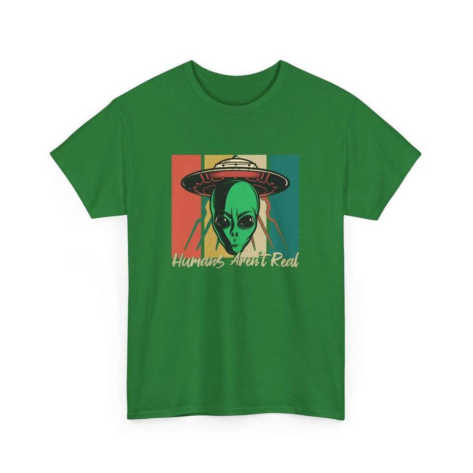 Alien Life T-Shirt | UFO Graphic Tee | Cool Sci-Fi Streetwear 2 4XL