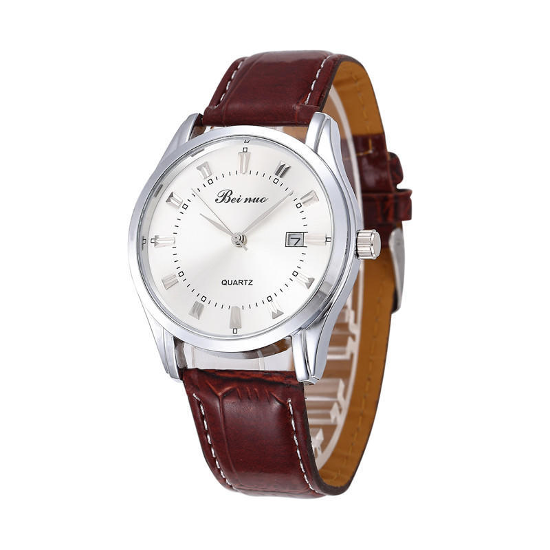 Top-Marke Herrenuhren Luxus Einfache Quarz-Armbanduhren für Männer Lederarmband Mode Business Männliche Uhr relogios masculino