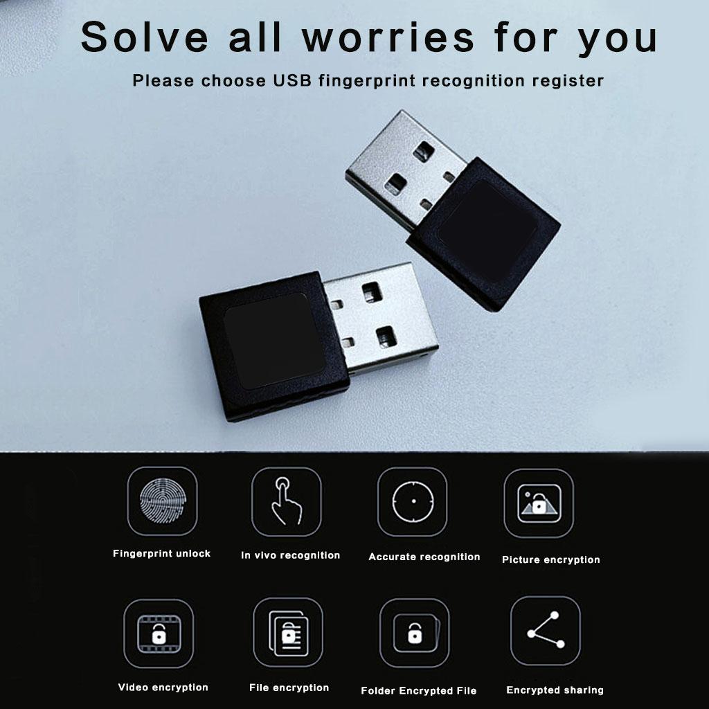 Security for Key Mini USB Fingerprint Reader for Windows 10 360° for Touch Speed