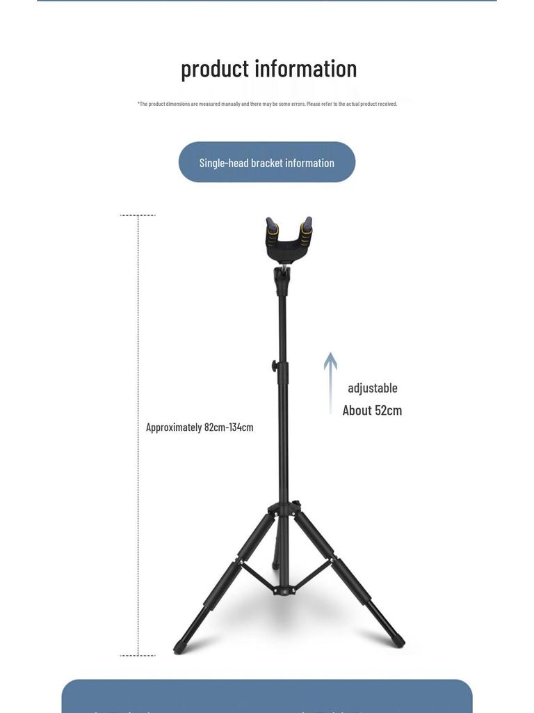 Vertical Guitar & Ukulele Floor Stand - Musical Instrument Display & Shooting Stand