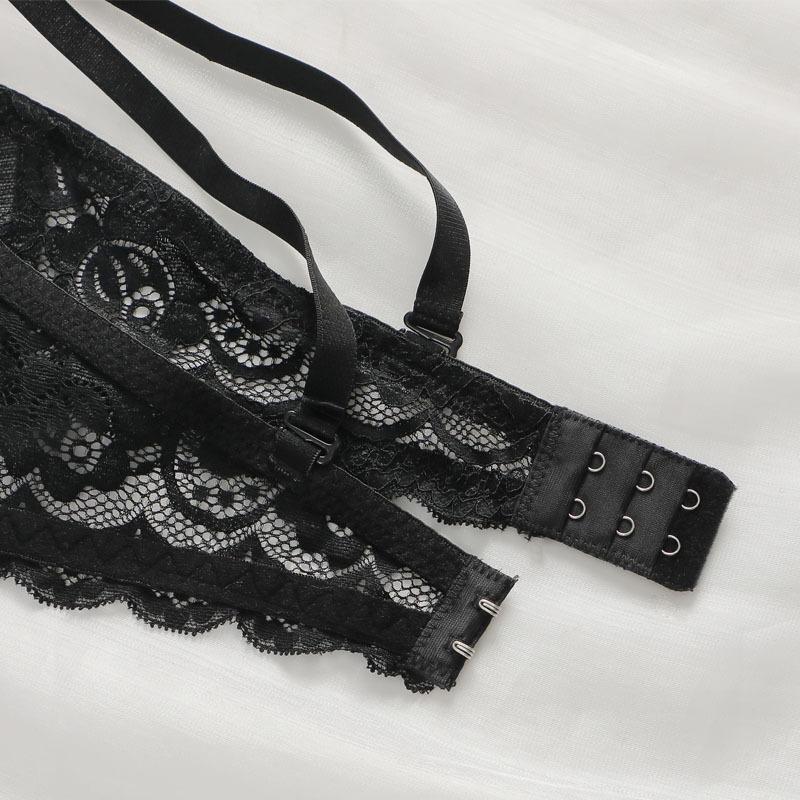 Ladies Spring and Summer Fashion New Lace Sexy Breathable Adjuster Underwear Suit