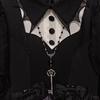 Gothic Key Pendant Necklace For Women With Geometric Alloy Design For Bohemian Style Fashion