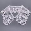 White Neckline Lace Collar Craft Sewing Fabric Venise Motif Applique Trims DIY Craft