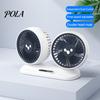 Auto Cooling Fan Car USB Powered Double Heads 360 Degree Rotatable 3 Speeds Adjustable 12V/24V Universal Large Airflow Dashboard Mount Accessories