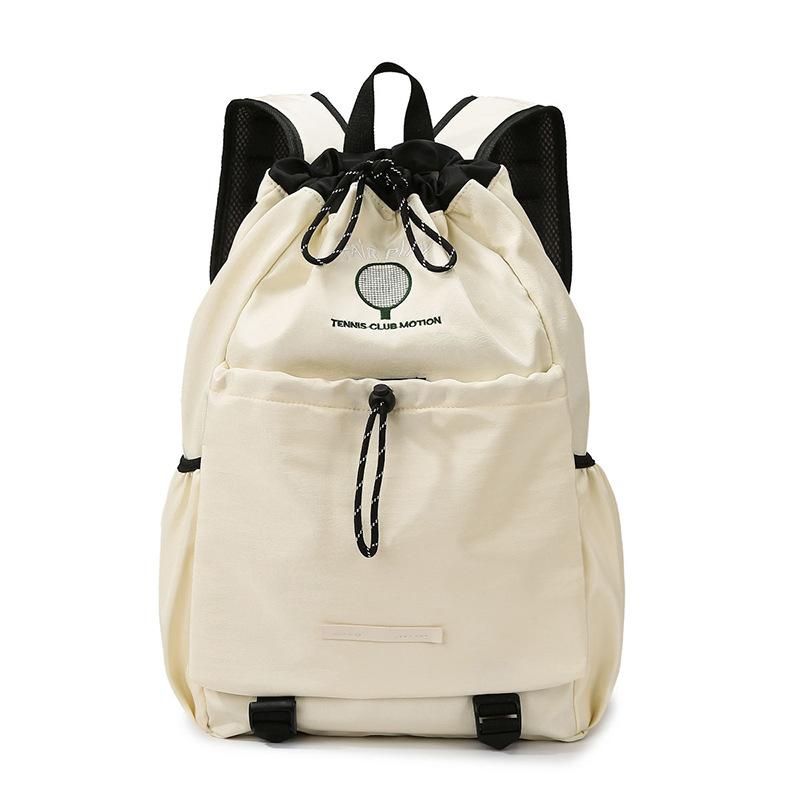 Schoolbag Backpack Light Sports Outdoor Badminton Bag Drawstring Sports Leisure Large Capacity Class Student School Bag