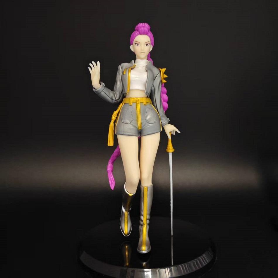 KPop Demon Hunters Star Girl Group Anime Figure Rumi Mira Zoey 19.5CM PVC Action Figure Collectible Ornament Model Kid Toy Gifts