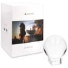 Navaris Glass Sphere for Photography - Glass Photo Ball with Stand - K9 Clear Crystal Ball for Ornamental Decoration - 80mm Diameter