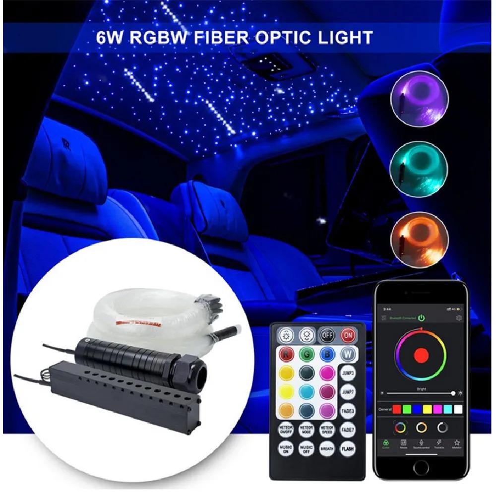 Set Of Led Lights "Stars" For The Ceiling 6W Rgbw With Bluetooth Control, Sound And Radio Frequency, 210 Pcs Optical Fibers