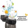 1pc Air Water Bottle With 7pc Random Flavor Pods Portable Transparent With Straw Leak Proof Suitable for Outdoor Sports