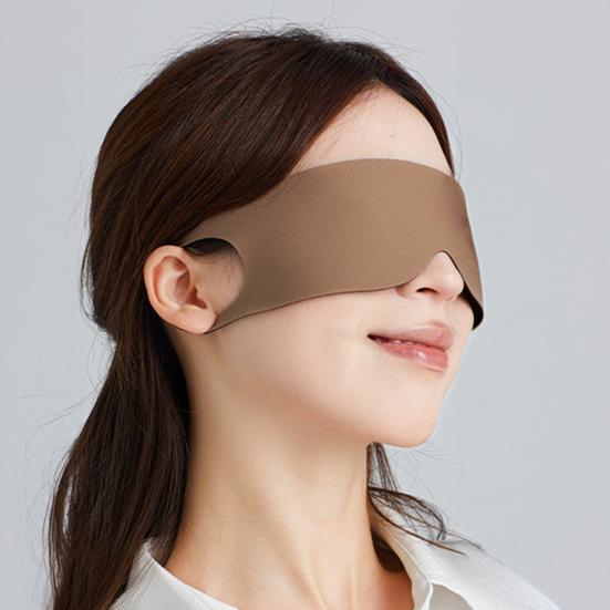 Breathable Eye Mask with Ear Loop Lightweight Travel Naps Soft Light Blocking Blindfold Men Women Side Sleeper Blockout Eye Cover