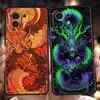 Dazzling Dragon Phone Case Cover for Xiaomi Poco F6 F5 F4 F3 X6 X5 X4 X3 NFC M5 M4 M3 C51 C50 C55 GT 5G Soft TPU Capas Coque Bag