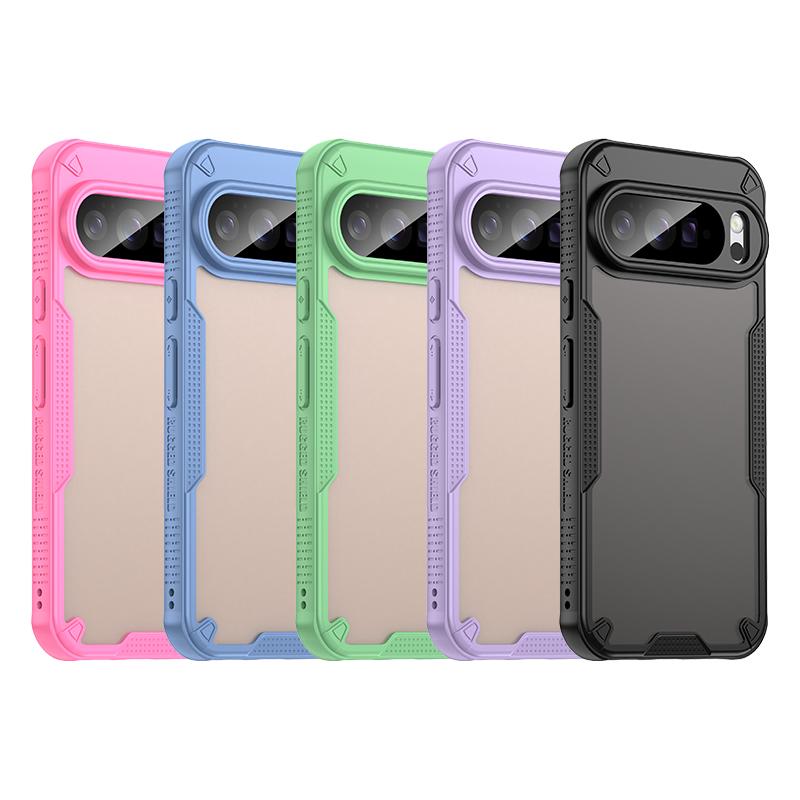Matte Texture Case for Google Pixel 6 8 9 10 Pro XL 9A 8A 6A 5G Funda Capa Lightweight Translucent TPU/PC Shell Shockproof Phone Cover