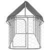 VidaXL Chenil Extérieur avec Toit pour Chiens 400x100x150 cm Cage Niche Chiots 171497