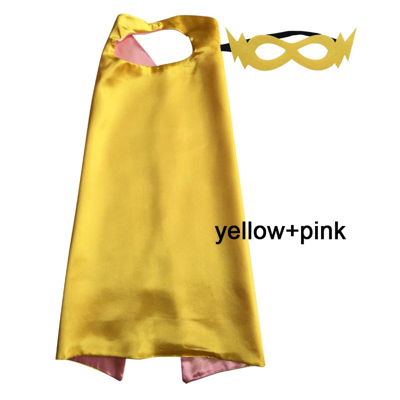 Kids Superhero Capes Plain Satin Solid Capes Boys Girls Birthday Party Favor Anime Cosplay