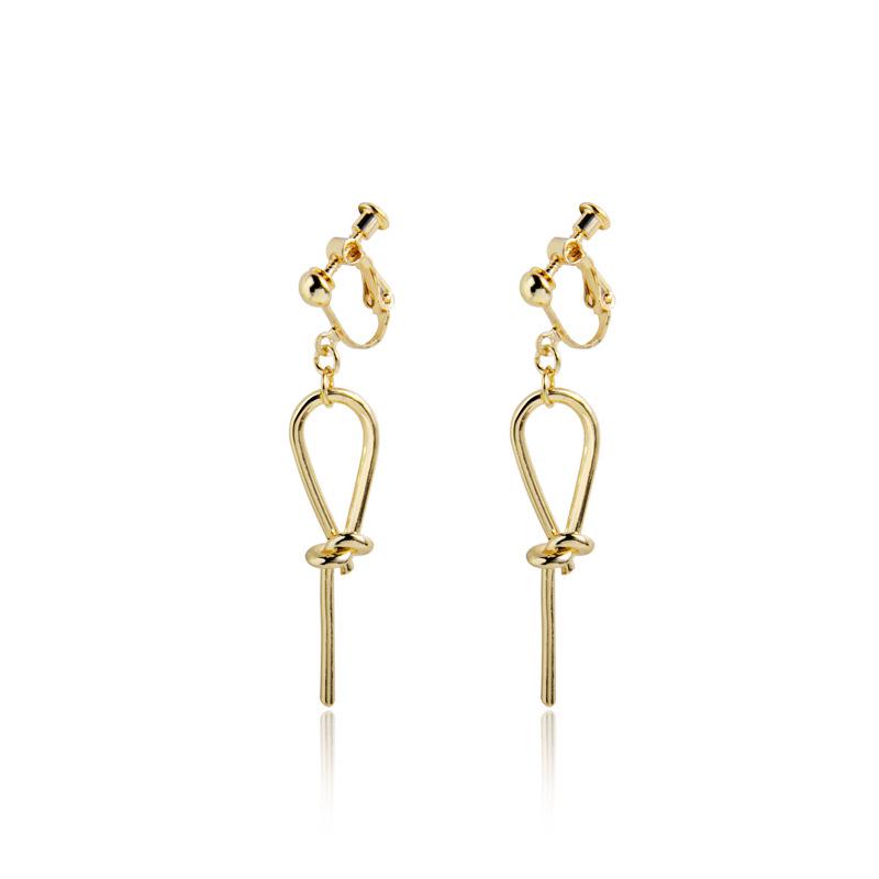Elegant Retro Knot No-Pierce Adjustable Metal Ear Clips