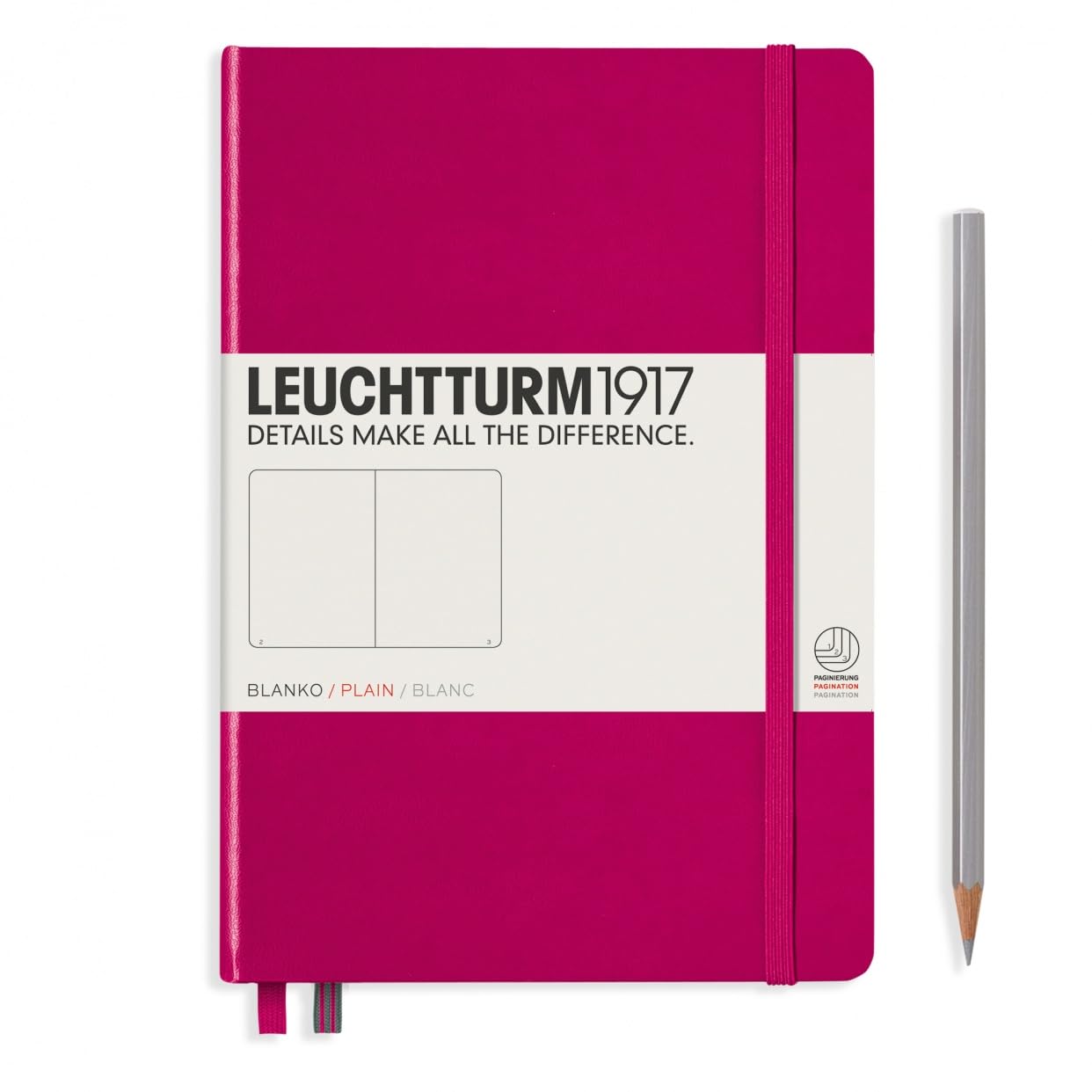 

Блокнот Leuchtturm A5, Без линовки, Ягодный, 344810, Официально импортированный