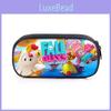 Fall Guys Cartoon Pencil Case For Students With Nylon Material Storage Organizer