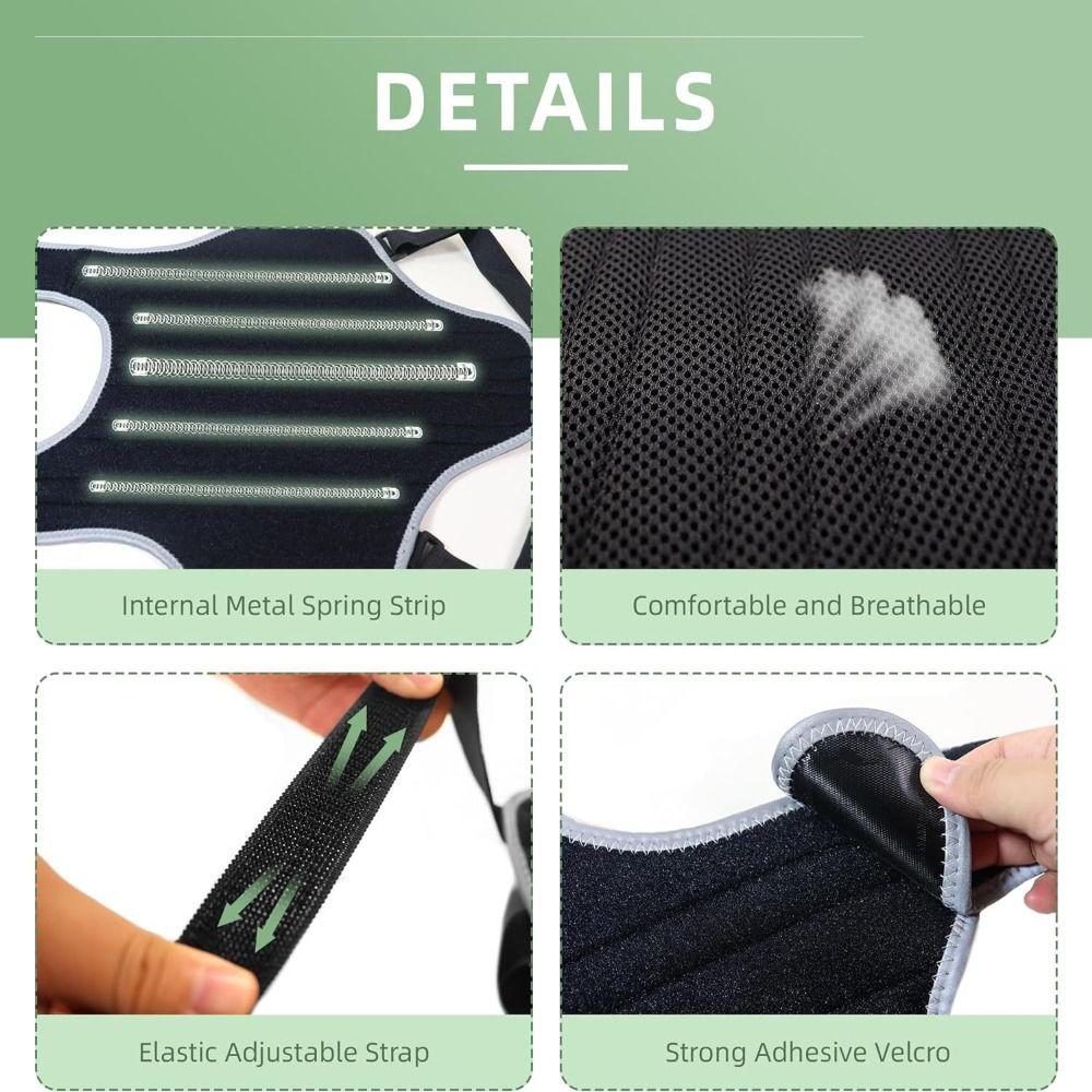 Breathable Pet Spinal Brace Vest Comfortable Dog Support Harness Dog Back Brace Home Use