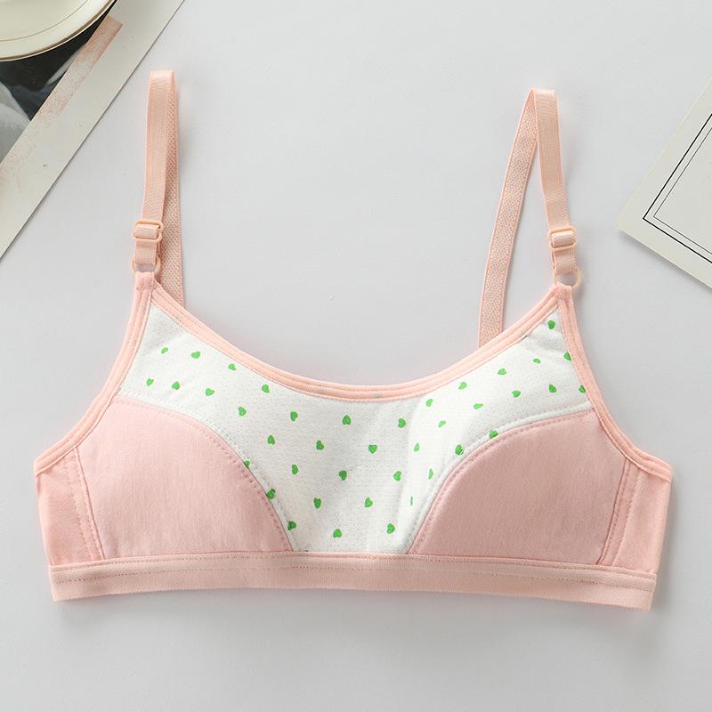 Canottino Reggiseno da Allenamento in Cotone per Ragazze Età 10-13