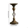 Metal Candle Holder Stand Antique Style Retro Table Centerpiece Candlestick for