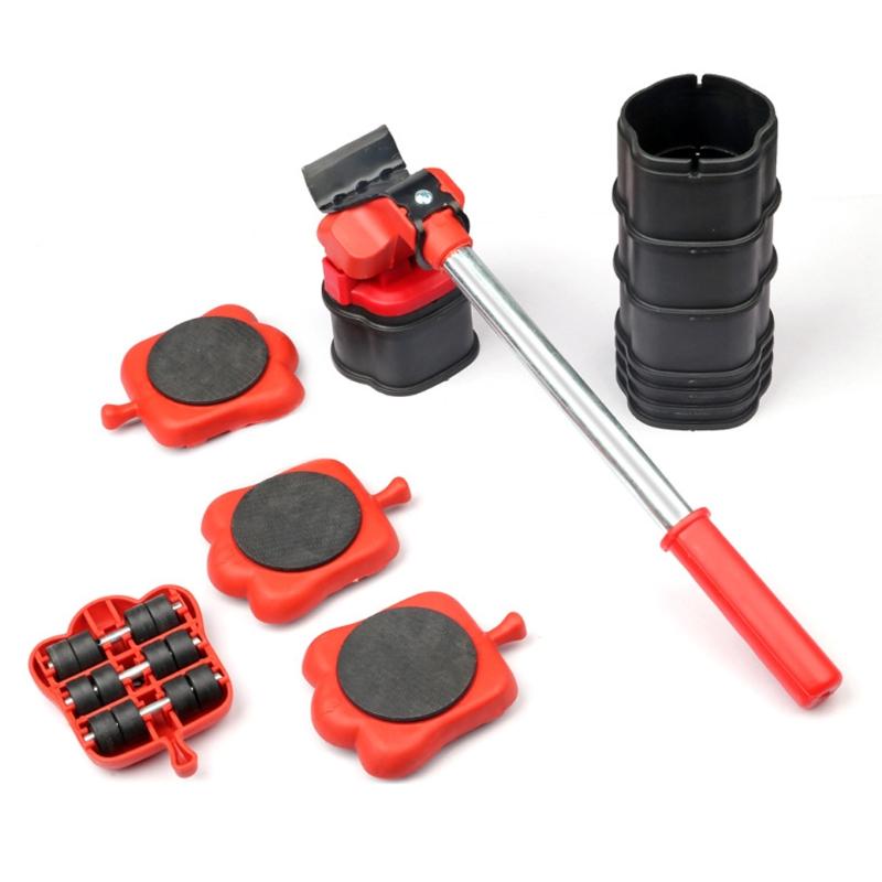 Heavy Duty Furniture Lifter with 4 Sliders for Safe Moving Appliance Roller Suitable for Sofas Couches Refrigerators