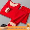 Herren Thermisches Fleece-gefüttertes Rundhals-Basisschicht-Set