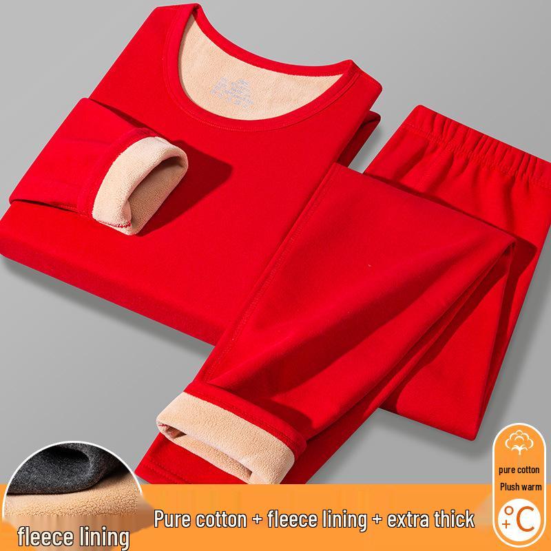 Pánská termální fleecem podšitá základní vrstva s kulatým výstřihem