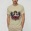 Vintage Poland Polish Flag TShirt for Unisex Funny Cotton Tees Round Neck Short Sleeve T Shirts Graphic Tops