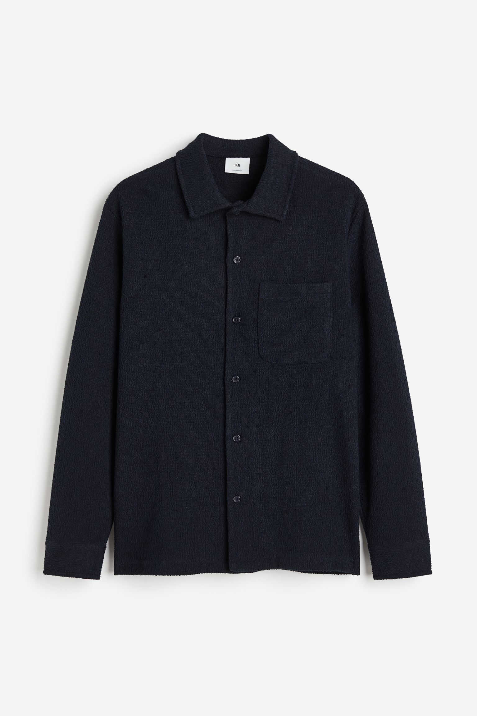 

Рубашка из джерси Regular Fit с букле