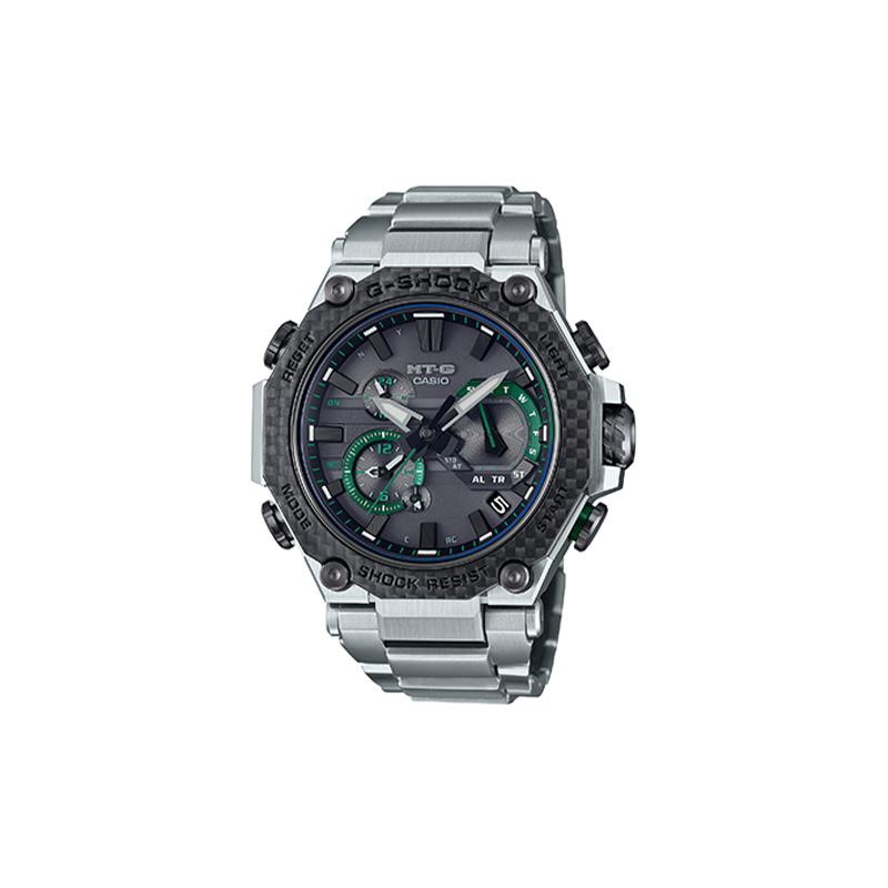 Casio G-SHOCK MTG series classic fashion trend waterproof solar quartz movement stainless steel strap Japanese and Korean watch men's MTG-B2000XD-1APR