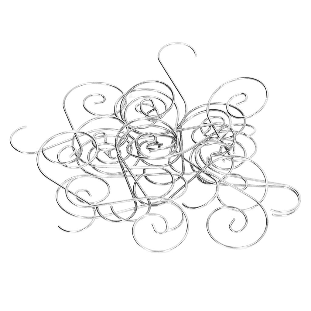 600Pcs Ornament S Hooks Set Stainless Steel No Rusting Decorative S Shaped Hooks for Christmas