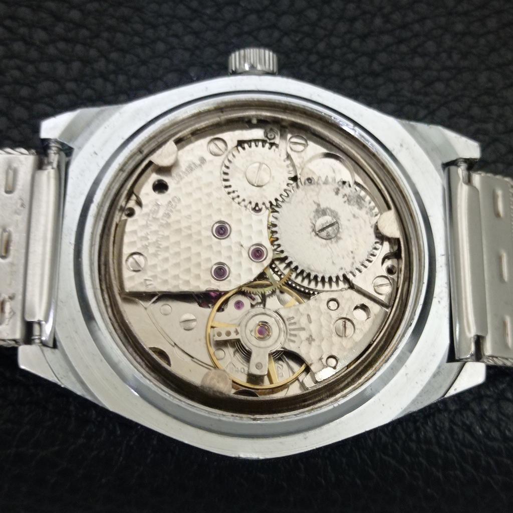 VINTAGE SIMPLON HAND-WINDING SWISS MENS REFURBISHED GREEN DIAL WATCH A704625-1