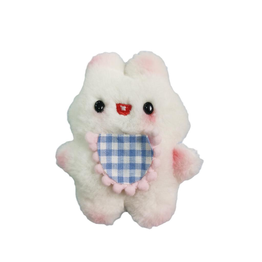Cute Diy Keychain Belly Pocket Rabbit Brooch Rabbit Jewelry Doll Plush Bag Pendant