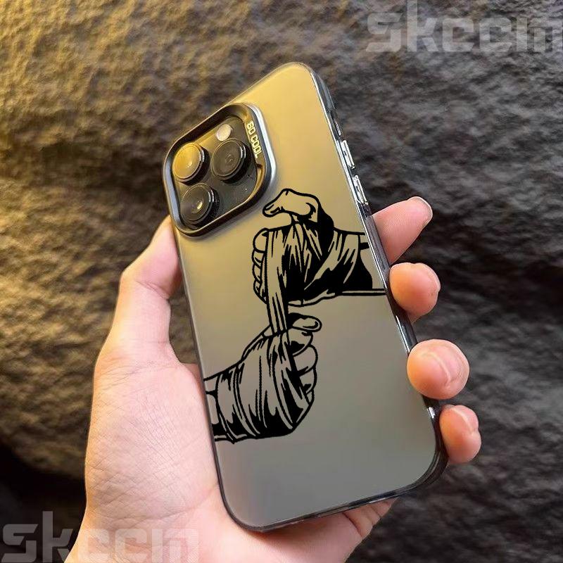 Boxweltmeister-Thema IMD Handyhülle für iPhone 16 15 14 13 12 11 Pro Max 7 8 Plus X XS XR 16E Stoßfestes Hartschalencover
