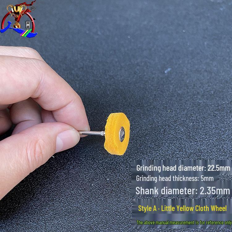 Small Grinding Head Scouring Pad with Wool, Cloth, and Nylon Fiber Polishing Wheels